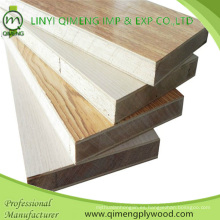 Planta de Linyi Placa de madera de la naturaleza o de la melamina 16m m 17m m 18m m Tablero del bloque Tablero del bloque Contrachapado con el uso de los muebles